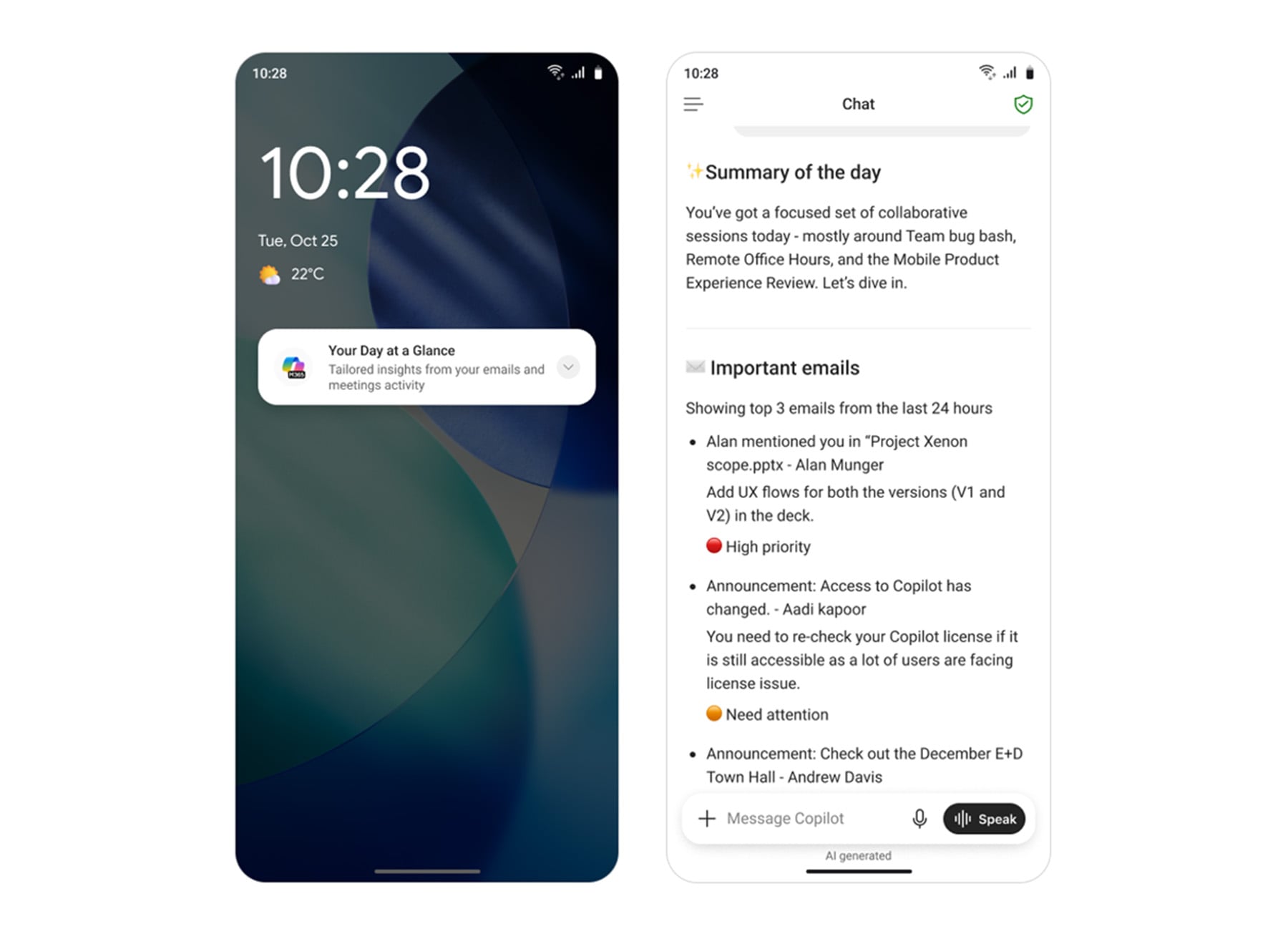 Microsoft Copilot Wave 6 Outlook Push Notifications