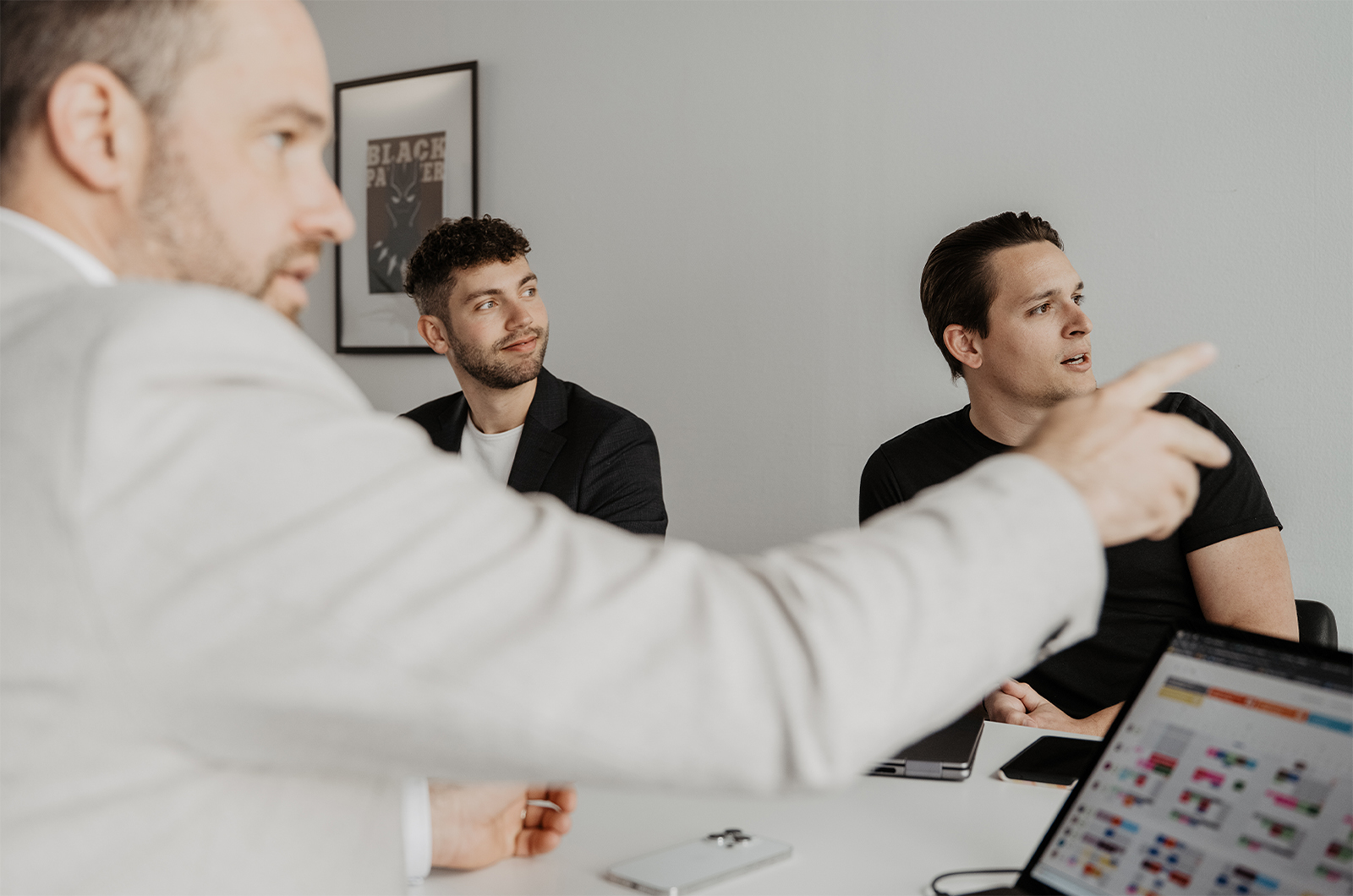 Andreas Dennis Samuel in a meeting or workshop