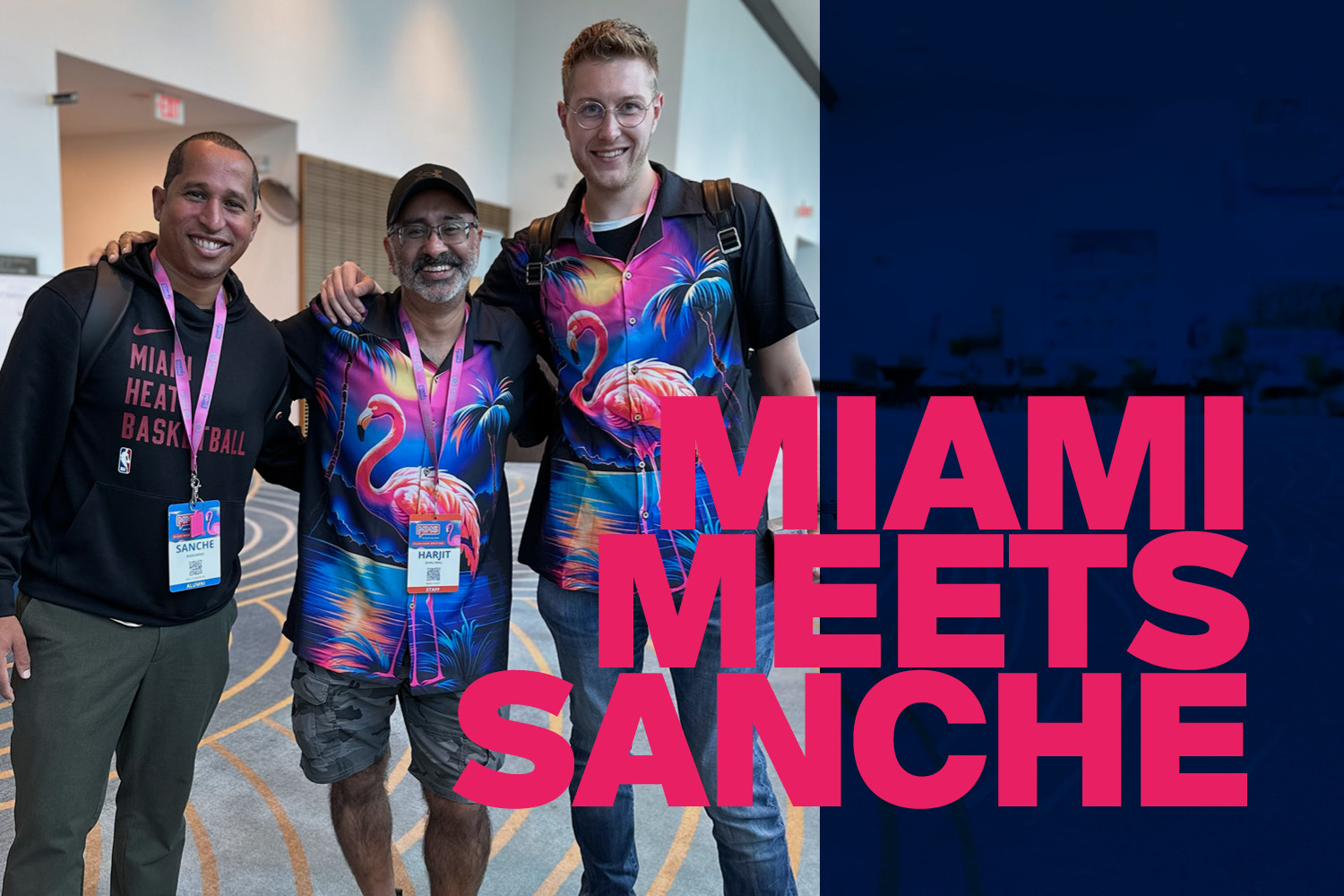 Miami Meets Sanche MMS 2024, das Epic Fusion Team im Hawaii Hemd