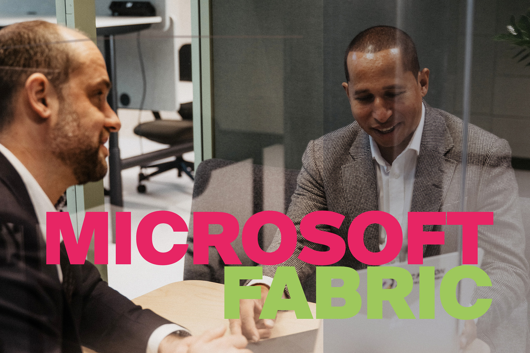 Andreas and Sanche discussing how Microsoft Fabric transforms data strategy through greater integration, scalability, security, and AI-powered insights.