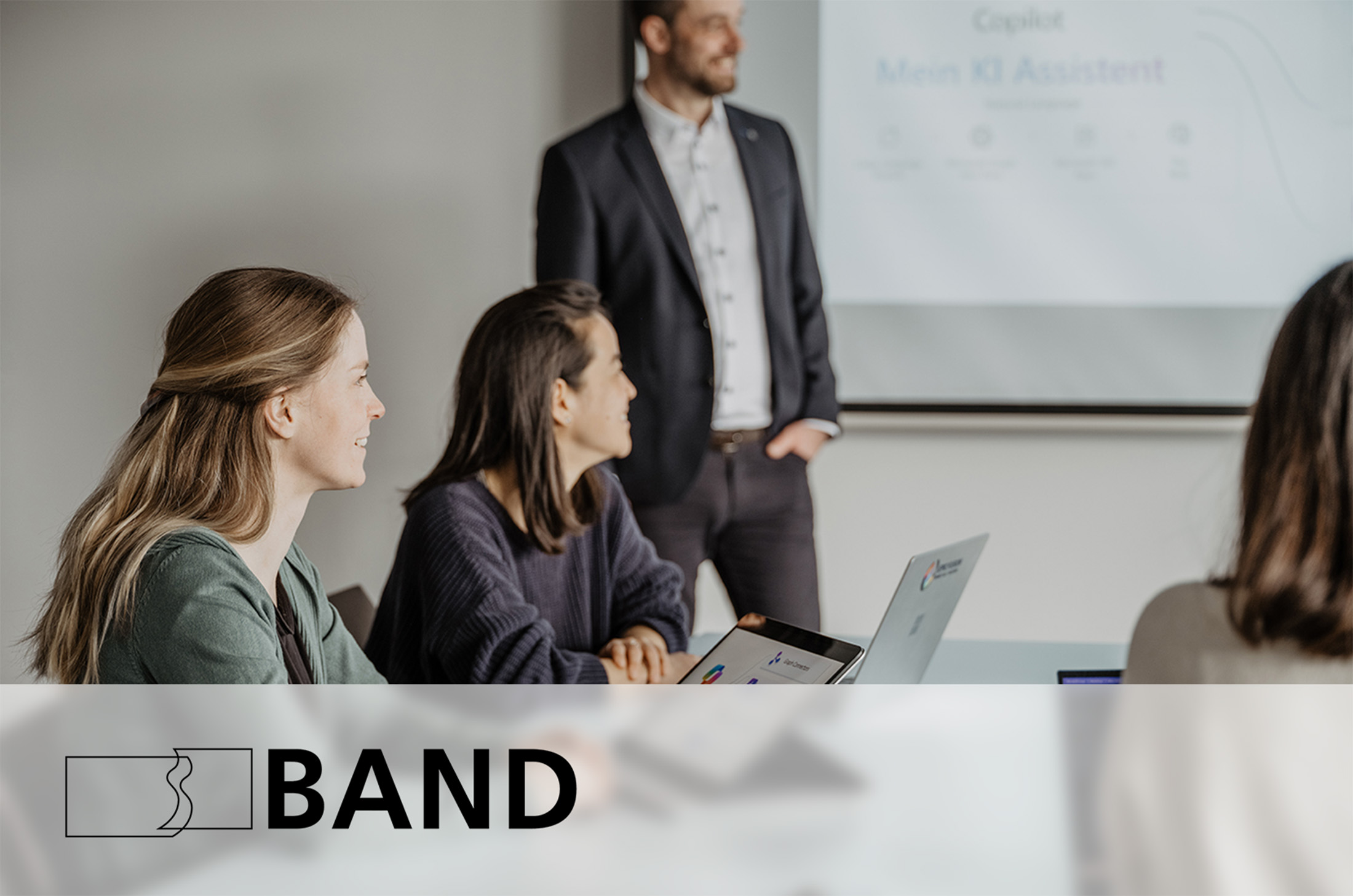 BAND im Meeting für Einführung von Copilot