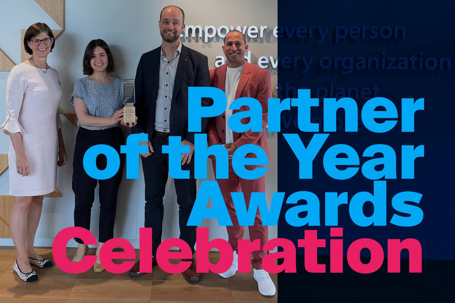 Let’s enjoy the moment – jetzt gabs den «Microsoft Partner of the Year Award» zum Anfassen!